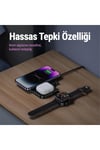 US-CD190 15W 3in1 Uyumlu Masaüstü Kablosuz Hızlı Şarj Cihazı