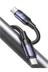 Us-sj524 Örgülü 1.2m Type-c To Type-c 100w Pd Hızlı Şarj Ve Data Kablosu