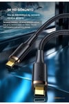 Us-sj553 U72 Type-c To Type-c 5k 60hz 0.8m 100w Usb4 Ses,görüntü,data Aktarma Kablosu