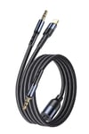 Us-sj554 2in1 1.2m 3.5mm Ses+lightning To 3.5mm Ses Kablosu
