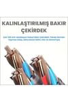 US-SJ616 Type-C+Lightning+MicroUSB, 6in1 Dijital Göstergeli PD100W Hızlı Şarj ve Data Kablosu