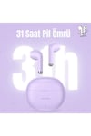 US-YO17 IOS/Android Uyumlu BT5.3 TWS Bluetooth Kulaklık-Mor
