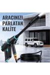 US-ZB252 Taşınabilir Şarjlı Köpük Sıkma Fonksiyonlu Basınçlı Araç Yıkama Tabancası