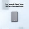 Usams Kablolu Kablosuz Şarj Mıknatıslı MagSafe Ultra Slim Alüminyum 5.000 mAh 20W Powerbank CD220PD