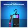 Usams Şarjlı Taşınabilir RGB BT5.3 360 Derece Stereo Bluetooth Hoparlör ve Kareoke Mikrofonu