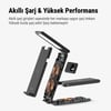 Usams US-CD181 15W 3in1 Arada Masa Lambası Özellikli Katlanabilir Kablosuz Şarj Standı OUTLET