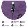 USAMS US-SJ558 Dijital Göstergeli Çipli, Örgülü, 2m PD 100W Type-C Hızlı Şarj Ve Data Kablosu