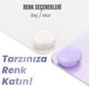Usams US-YO17 IOS/Android Uyumlu BT5.3 TWS Bluetooth Kulaklık-Bej
