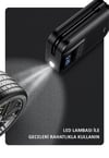 Usams US-ZB215 350PSI 5000mah Şarjlı Çok Amaçlı Taşınabilir Hava Pompası