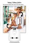 Usams US-ZB239 Smart 360° Yüz ve Vucut Takipli Şarjlı Yapay Zeka Destekli Canlı Yayın Telefon Gimbal