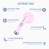 Usams USAMS-IA04 IOS/Android Uyumlu BT5.0 TWS Bluetooth Kulaklık-Pembe