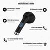 Usams USAMS-IA04 IOS/Android Uyumlu BT5.0 TWS Bluetooth Kulaklık-Siyah