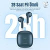 Usams USAMS-IA04 IOS/Android Uyumlu BT5.0 TWS Bluetooth Kulaklık-Mavi