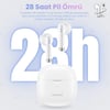 Usams USAMS-IA04 IOS/Android Uyumlu BT5.0 TWS Bluetooth Kulaklık-Beyaz
