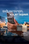 USB,Type C, 20Gbps, 2000MB/s Magsafe Taşınabilir Harici SSD