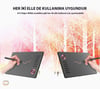 Veikk A15 16384 Levels Zoom Uyumlu 5080LPI Grafik Tablet+Kalem