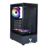 VENTO VG2803F 650W 80+ Siyah Temper Camlı Mid Tower ATX Kasa