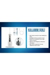 Water Flosser V500 Kablosuz Taşınabilir Ağız Duş Bakım Seti Pembe