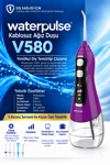 Waterpulse V580 Water Flosser Taşınabilir Şarjlı Masajlı Diş/Protez Bakım ve Ağız Duşu