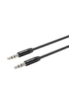 Yp-01 3.5mm Güçlendirilmiş Çeperli Ultra Dayanıklı 1m Aux Ses Kablosu Uyumlu