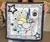 50*50 YILDIZ DESEN BANDANA FULAR