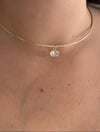 CHOKER TAŞLI GOLD KOLYE