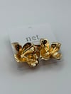 GOLD ÇİÇEK KÜPE 