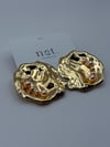 GOLD PEMBE İNCİ DETAY KÜPE