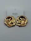 GOLD PEMBE İNCİ DETAY KÜPE