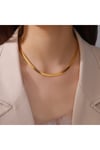 925 Ayar Gümüş 5.5 MM Yassı İtalyan Zincir Kolye