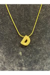 14 Ayar Çelik Harf Detaylı 3 Adet Kombin Kolye 40+5 Cm