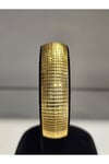 22Ayar Altın Kaplama CNC Model Bilezik 1.5 Cm Eninde