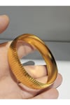 22Ayar Altın Kaplama CNC Model Bilezik 1.5 Cm Eninde