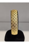22Ayar Altın Kaplama Yıldız Model Bilezik 1.5 Cm Eninde