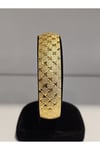 22Ayar Altın Kaplama Yıldız Model Bilezik 1.5 Cm Eninde