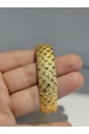22Ayar Altın Kaplama Yıldız Model Bilezik 1.5 Cm Eninde