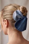 Linen Breeze: 3'lü Keten Toka Seti | Per Capelli® - Mavi