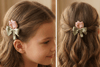 Little Princess 2'li Gül Yan Toka Seti 