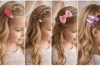 Little Princess Bahar Esintisi 9'lu Karma Desenli Fiyonk Toka Seti