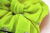 Neon Rush Serisi: Neon Sarı İnci Detaylı Scrunchie ve Fiyonk Toka Seti