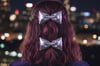 Puffy Shine: Metalik Dokulu Lüks Tasarım Toka Seti | Per Capelli® - Füme(Parlak Gri)