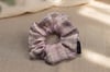 Pure Muse: 5'li Organik Müslin Scrunchie Seti | Per Capelli® - Mor