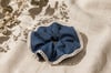 Pure Muse: 5'li Organik Müslin Scrunchie Seti | Per Capelli® - Mavi