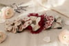 Pure Muse: 5'li Organik Müslin Scrunchie Seti | Per Capelli® - Kırmızı