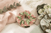 Pure Muse: 5'li Organik Müslin Scrunchie Seti | Per Capelli® - Yeşil