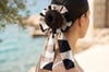 Scarf Dream®: İthal Eşarp Toka | Per Capelli® - Siyah/Krem