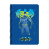 KESKİN DEFTER BATMAN A4 SPİRALLİ KARTON KAPAK 80 YP. ÇİZGİLİ 380621