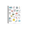KESKİN DEFTER HİSLİ ŞEYLER STİCKERLİ DİNLENMEK İSTİYORUM 16,5x22,5  80 YP. ÇİZGİLİ 500529