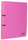 ÖNDER HALKALI DOSYA 2 HALKA PVC RAINBOW COLORS PEMBE 121-23