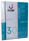 ÖNDER SUNUM DOSYASI PP A4 ÖNCEPLİ 30 LU SİYAH 1230-3